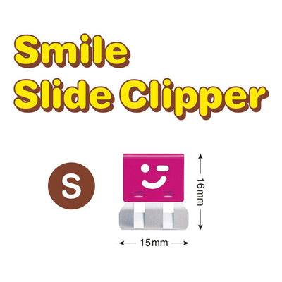 (Pre-Order) OHTO Office Clip Colorful Clip Smile Slide Clipper S SLS-500S - CHL-STORE 