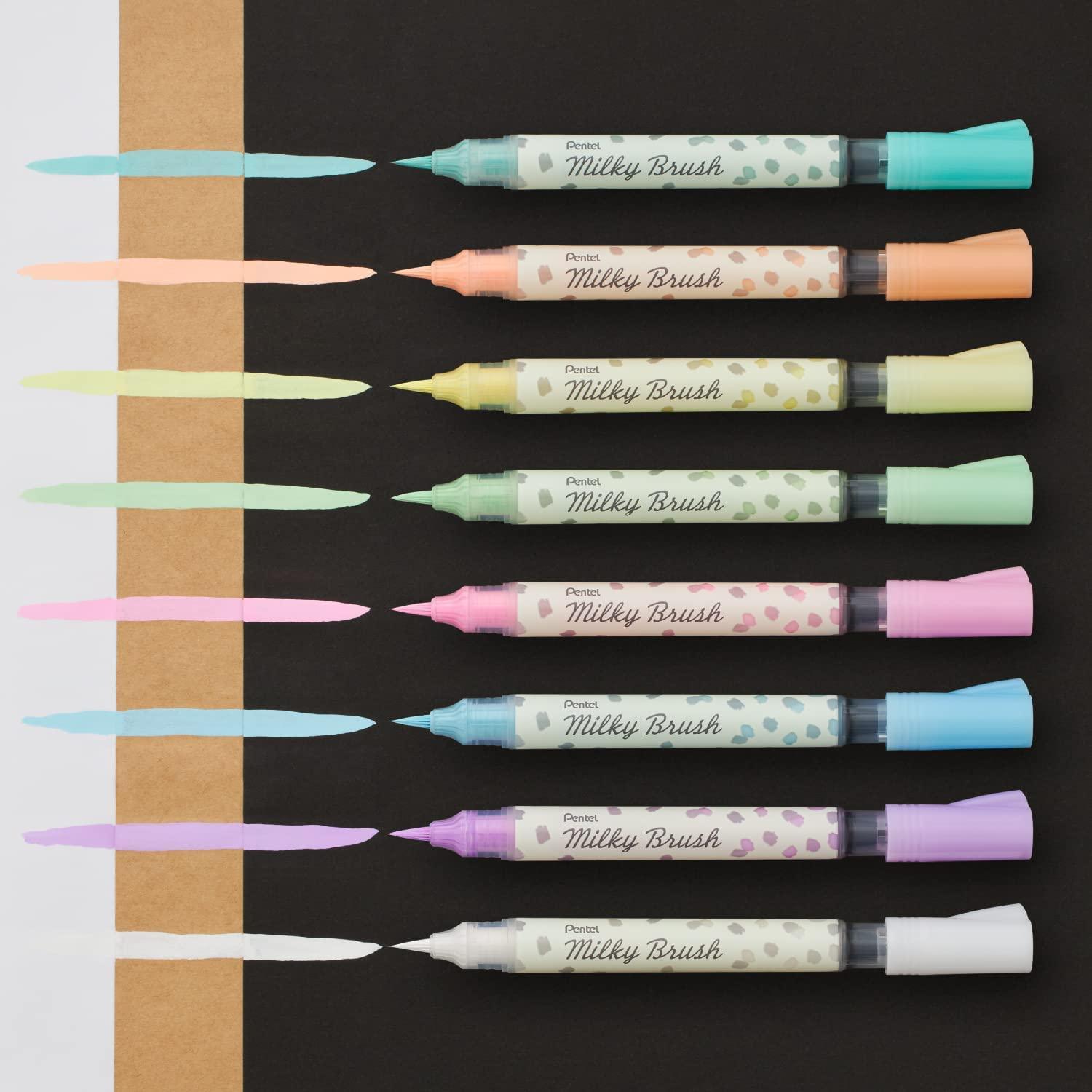 (Pre-Order) PENTEL brush pen milky blush XGFH GFH-P8ST - CHL-STORE 