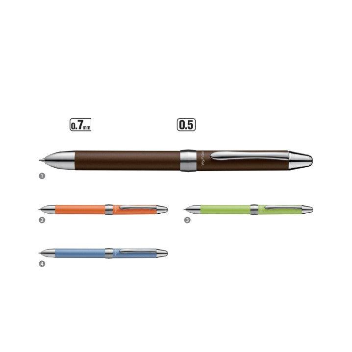 (Pre-Order) PENTEL Vicuña EX1 Series Multifunctional Pen 2-color ballpoint pen + mechanical pencil 0.7mm 0.5mm BXW1575 - CHL-STORE 