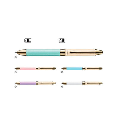 (Pre-Order) PENTEL Vicuña EX1 series Sierina multi-function pen 2-color ballpoint pen + mechanical pencil 0.5mm BXW1555C - CHL-STORE 