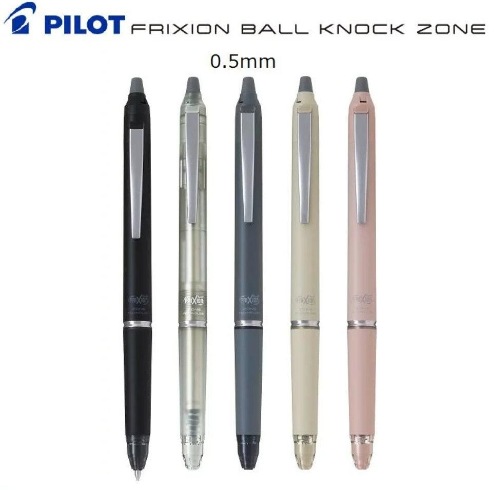 (Pre-Order) PILOT Frixion ball knock zone 0.5mm gel ink ballpoint pen LFBKZ-50EF LFBKRF50EF LFBKZRU10-5 - CHL-STORE 