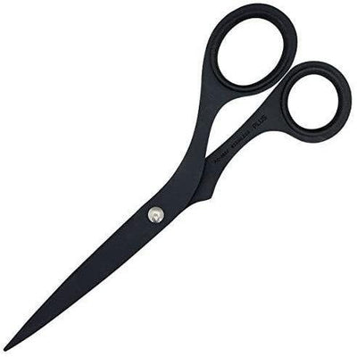 (Pre-Order) Plus Scissors Twist Ring Stainless Steel Scissors Extra Fluorine Coated BK SC-165F - CHL-STORE 