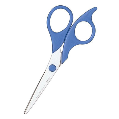 (Pre-Order) PLUS Twist Ring Stainless Steel Scissors Standard Blue SC-150TR - CHL-STORE 