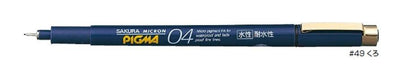 (Pre-Order) SAKURA ESDK04 Water-based Pigment Ink 0.4mm Micron Fineliner Pen - CHL-STORE 
