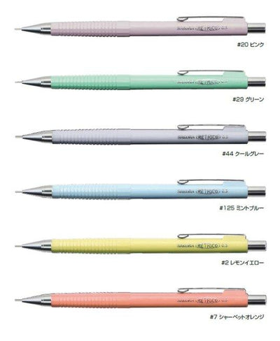 (Pre-Order) SAKURA NS203R RETRICO Retro design colorful 0.3mm Mechanical Pencil - CHL-STORE 