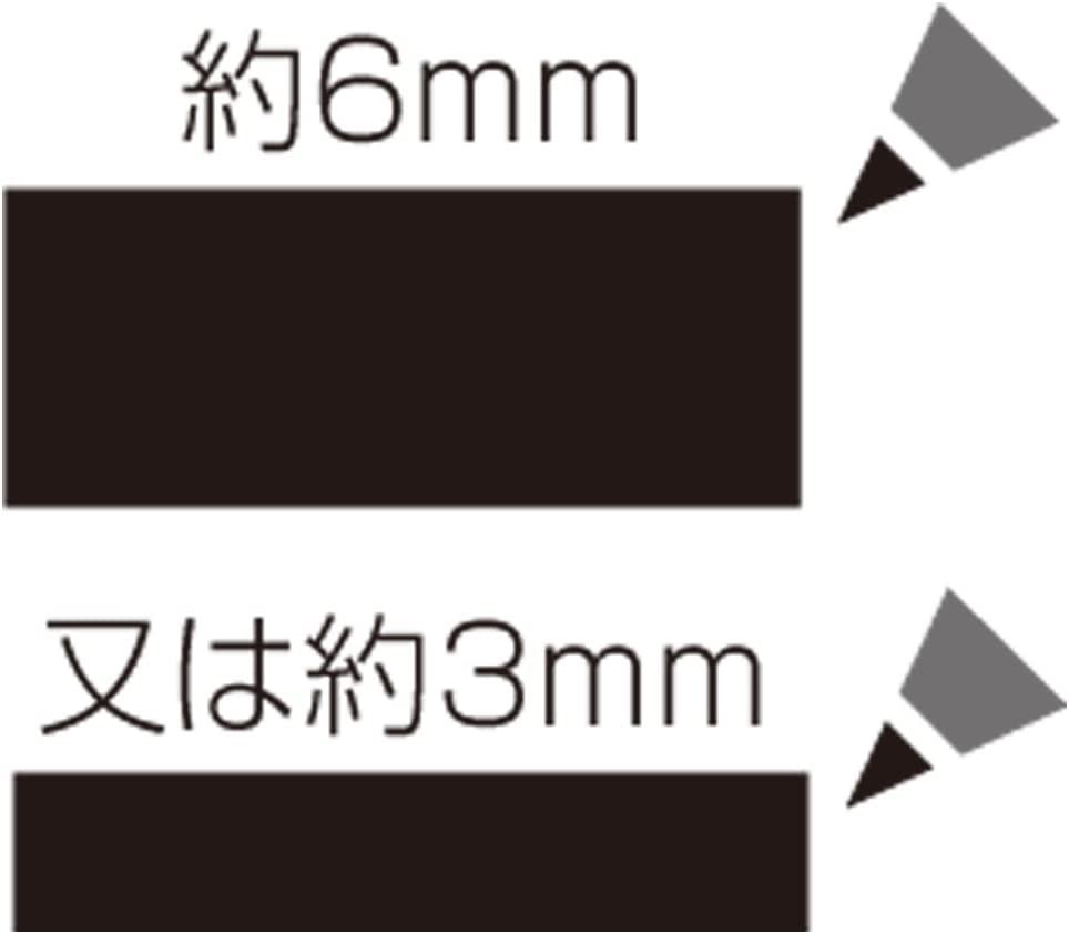 (Pre-Order) SHACHIHATA Artline 3mm 6mm Permanent Marker set Angle 6 5K-8 KR-20 - CHL-STORE 