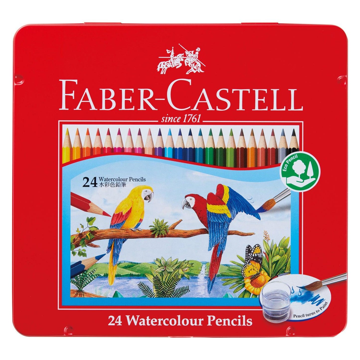 (Pre-Order) SHACHIHATA Faber Castell 3.0mm watercolor pencils TFC-WCP - CHL-STORE 