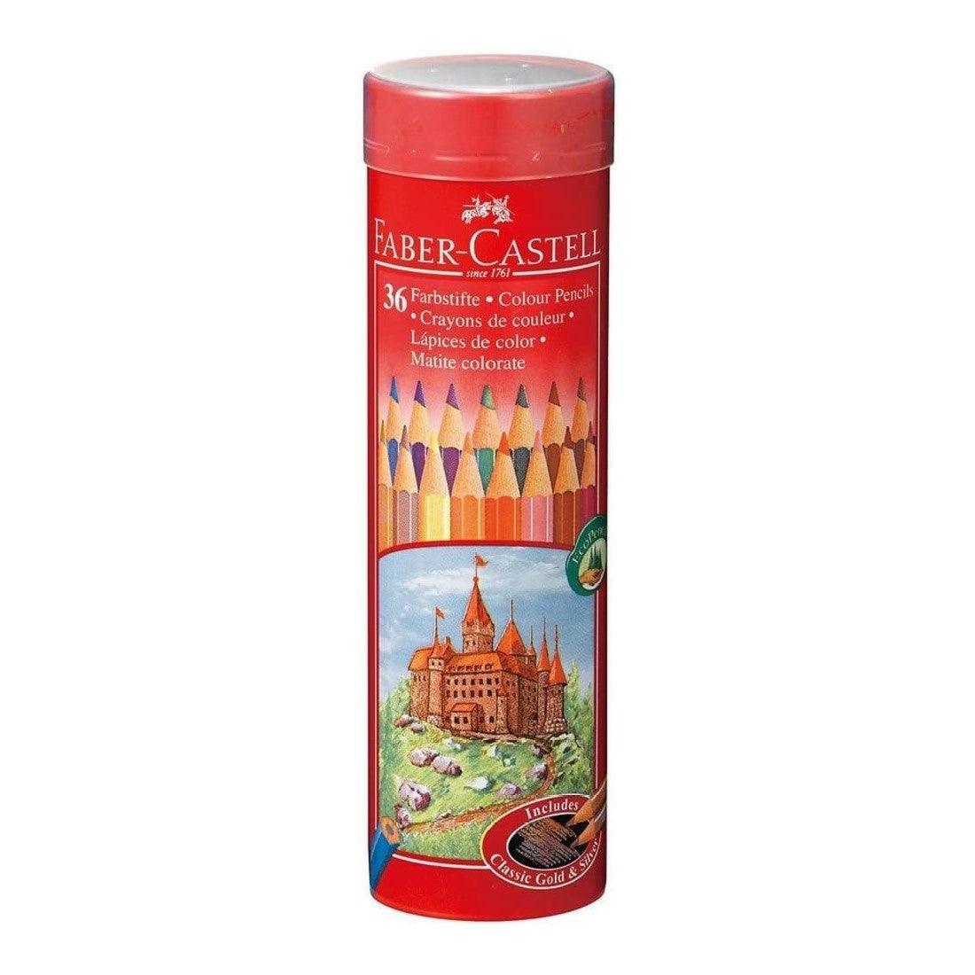 (Pre-Order) SHACHIHATA Faber Castell 3.3mm round can of colored pencils TFC-CPK - CHL-STORE 