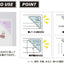 (Pre-Order) Sun-Star Sticky notes Rokuichi stationery corner line ,S2818043,S2818051 - CHL-STORE 