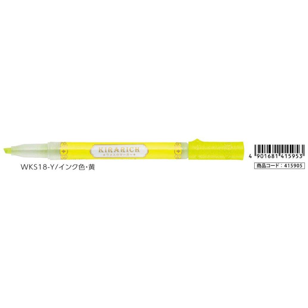 (Pre-Order) ZEBRA KIRARICH highlighter pen, Water-based marker, WKS18 - CHL-STORE 