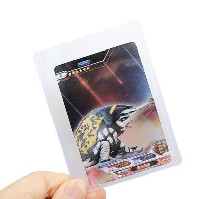 PVC rigid collection transparent card sleeve with protective film game card sleeve 76*101mm transparent NP-070022 - CHL-STORE 