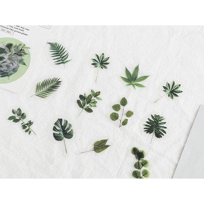 RosyPosy PET ins plant decoration small fresh sticker pack NP-000074 - CHL-STORE 