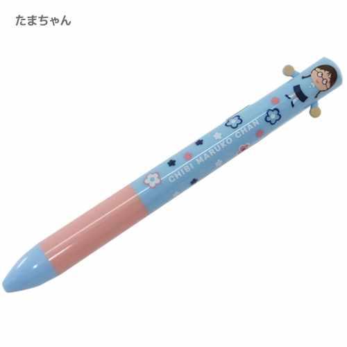 Sakamoto mimi Chibi Maruko-chan ear pen two-color pen 0.7mm two-color ballpoint pen black ink red ink - CHL-STORE 