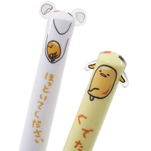 Sakamoto mimi SANRIO Gudetama two-color ballpoint pen ear pen 0.7mm white stick - CHL-STORE 