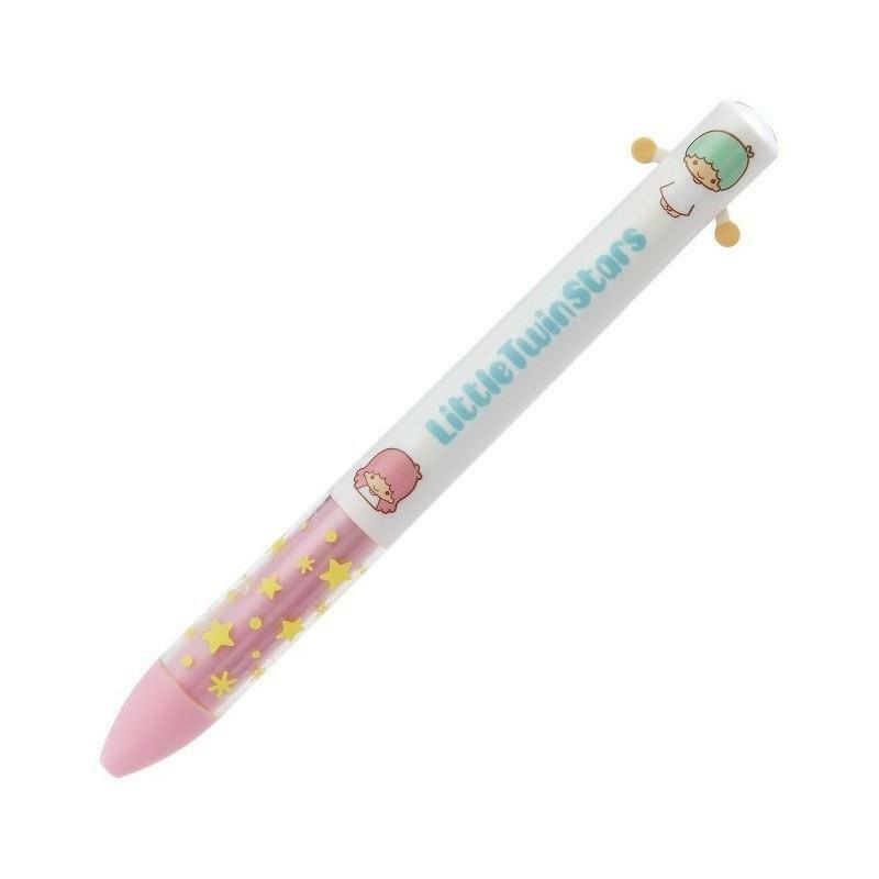 Sakamoto x SANRIO mimi 0.7mm ear pen two-color pen black ink red ink Melody Pom Pom Purin Little Twin Stars Kuromi - CHL-STORE 