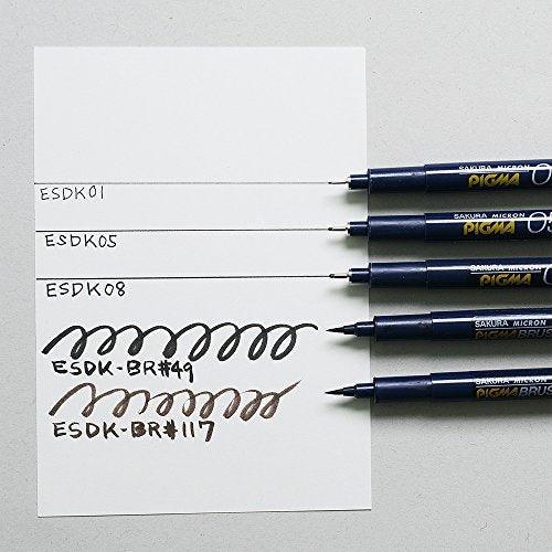 SAKURA ESDK Black Stylus Pen PIGMA BRUSH ESDK-BR-49 Brush Head - CHL-STORE 