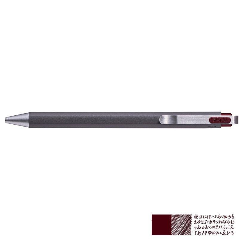 Sakura GBR20 Ballsign ID 0.4mm 0.5mm Gel Pen Ballpoint Pen Vintage Dark Ink Red Dot Design - CHL-STORE 