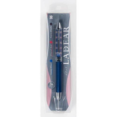 Sakura LADEAR GB3L 0.4MM three-color pen water-based pen bubble shell metal pen GB3L1504 limited plaid texture - CHL-STORE 