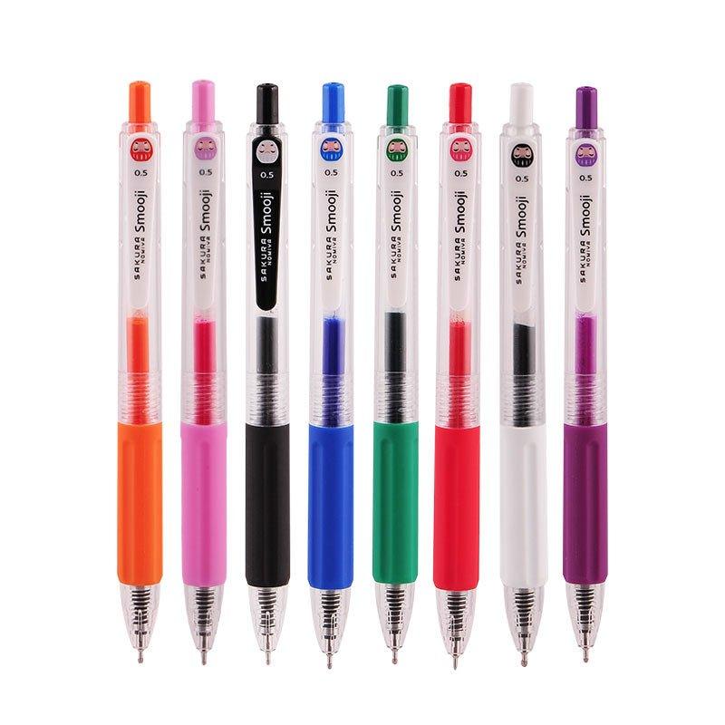 SAKURA SMOOJI SMJF1 Limited Edition Wishing and Blessing Bodhidharma Lucky Pen 0.5MM Gel Pen Ball Pen - CHL-STORE 