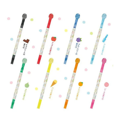 SAN-X PP2990 Sumikko Gurashi Double Head Fragrance Color Markers Candy Color - CHL-STORE 