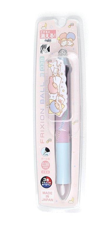 SANRIO 0.38mm 3-Color Eraser Pen Pom Pom Purin Doraemon Kitty Snoopy Cinnamoroll - CHL-STORE 