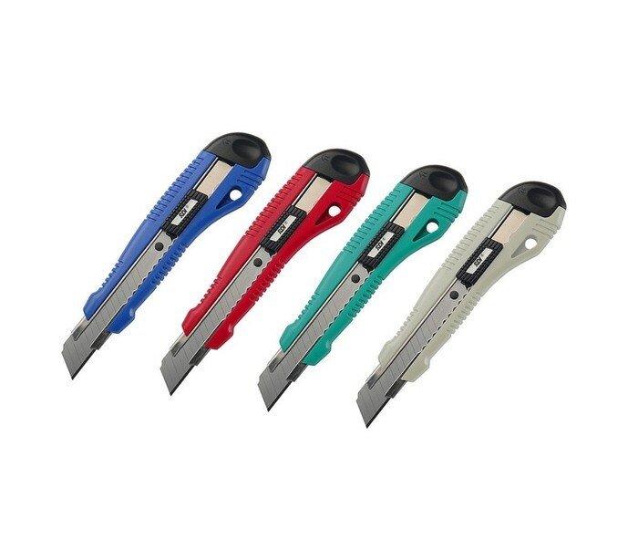 SDI 0427C Office Stationery Exquisite Automatic Locking Large Utility Knife Random Shipment Four Colors - CHL-STORE 