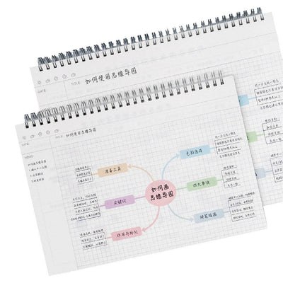 Senmu Mind Map Notebook A4 B5 Grid Loose-leaf NP-030022 - CHL-STORE 