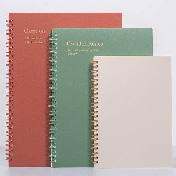 SENMU Senmu Stationery Simple Morandi Color B5 A5 Coil Book Color Random Shipment NP-030032 - CHL-STORE 