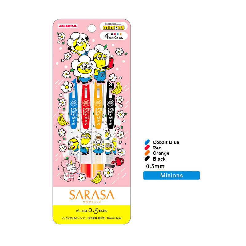 Showa-note × ZEBRA SARASA CLIP 0.5mm Minions Curious Monkey George pen - CHL-STORE 