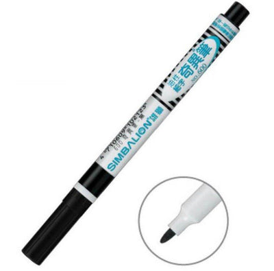 SIMBALION No.600 Alcoholic Strange Pen 1.0mm Black Sharpie marker fine point pen - CHL-STORE 