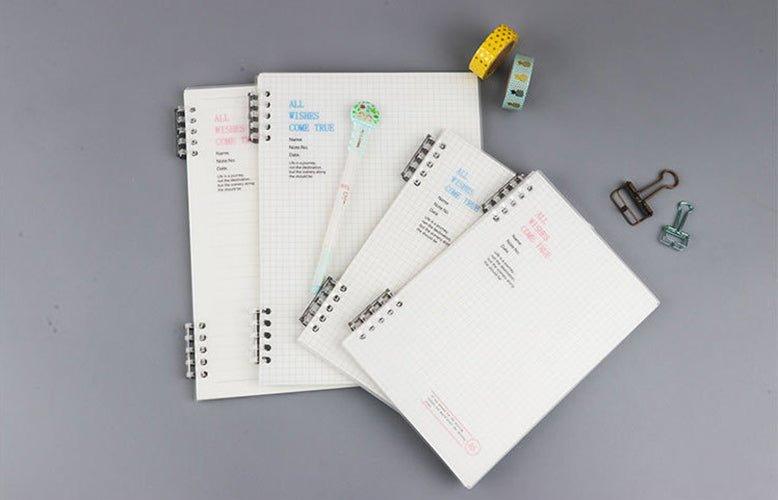Loose-Leaf Notebook A5/B5 Removable Not Choking Shell Japanese School  Supplies - China Stationery, School Supply