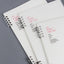 Simple style PP loose-leaf book frosted DIY notebook 10 holes B5 A5 square inner page horizontal line inner pageorizontal inner page NP-030057 - CHL-STORE 