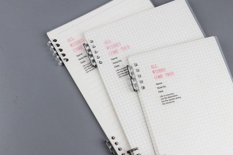 Loose-Leaf Notebook A5/B5 Removable Not Choking Shell Japanese School  Supplies - China Stationery, School Supply