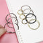 Single ring A6 A5 universal metal loose-leaf storage ring NP-070016 - CHL-STORE 