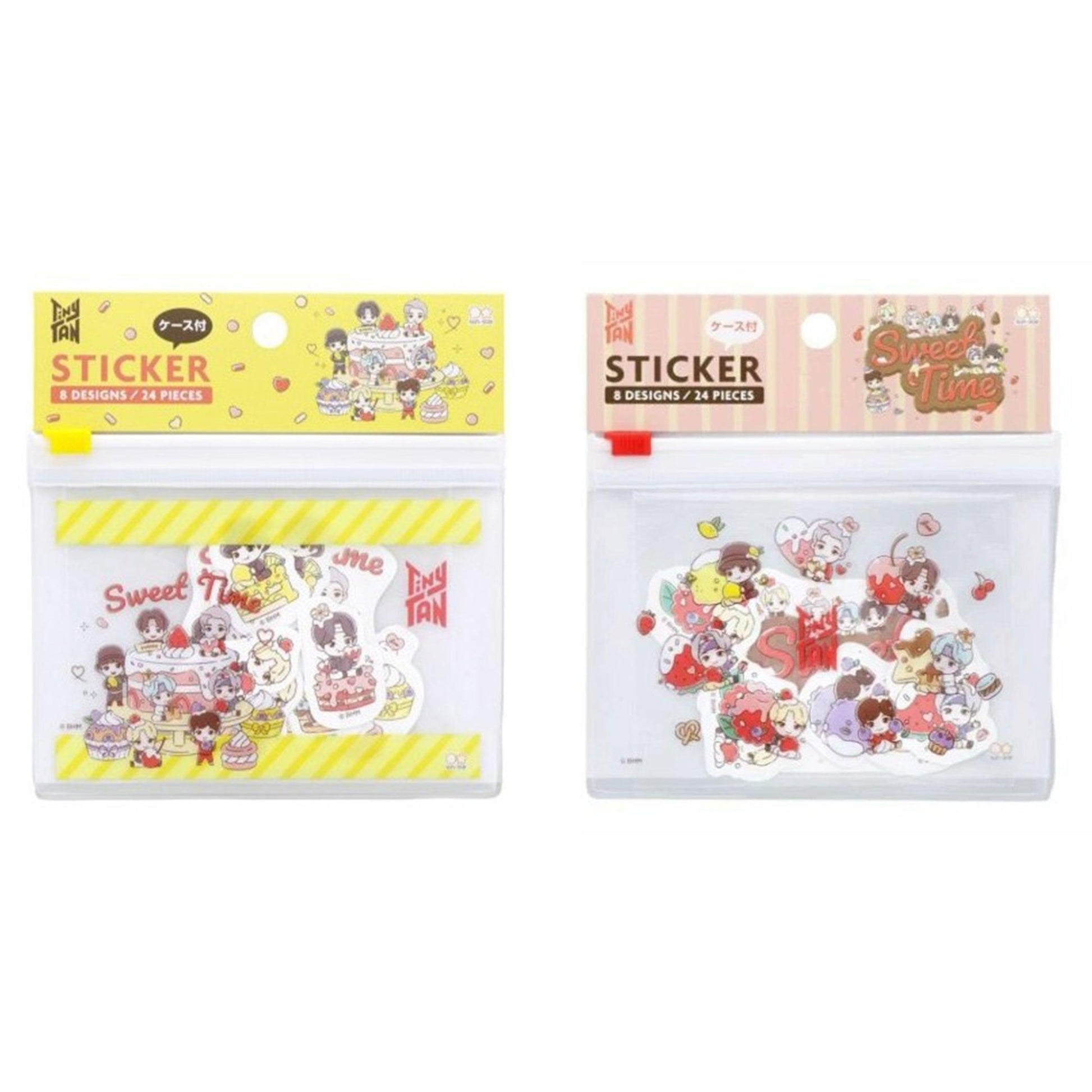 Sticker SUN-STAR BTS BTS Sticker TinyTAN Part 2 Decorative Sticker Pack  SWEET TIME Celebrity Collection Teen Student School Stationery S85846