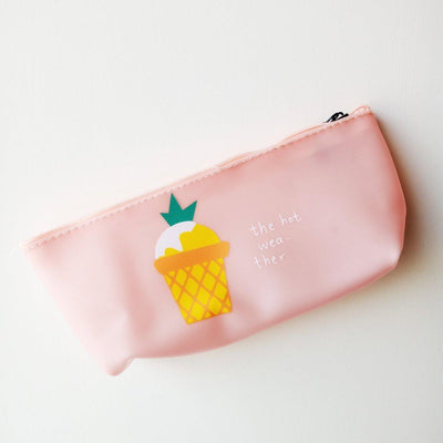 Summer Series First Love Pink Silicone Pencil Case NP-H7TGY-101 - CHL-STORE 