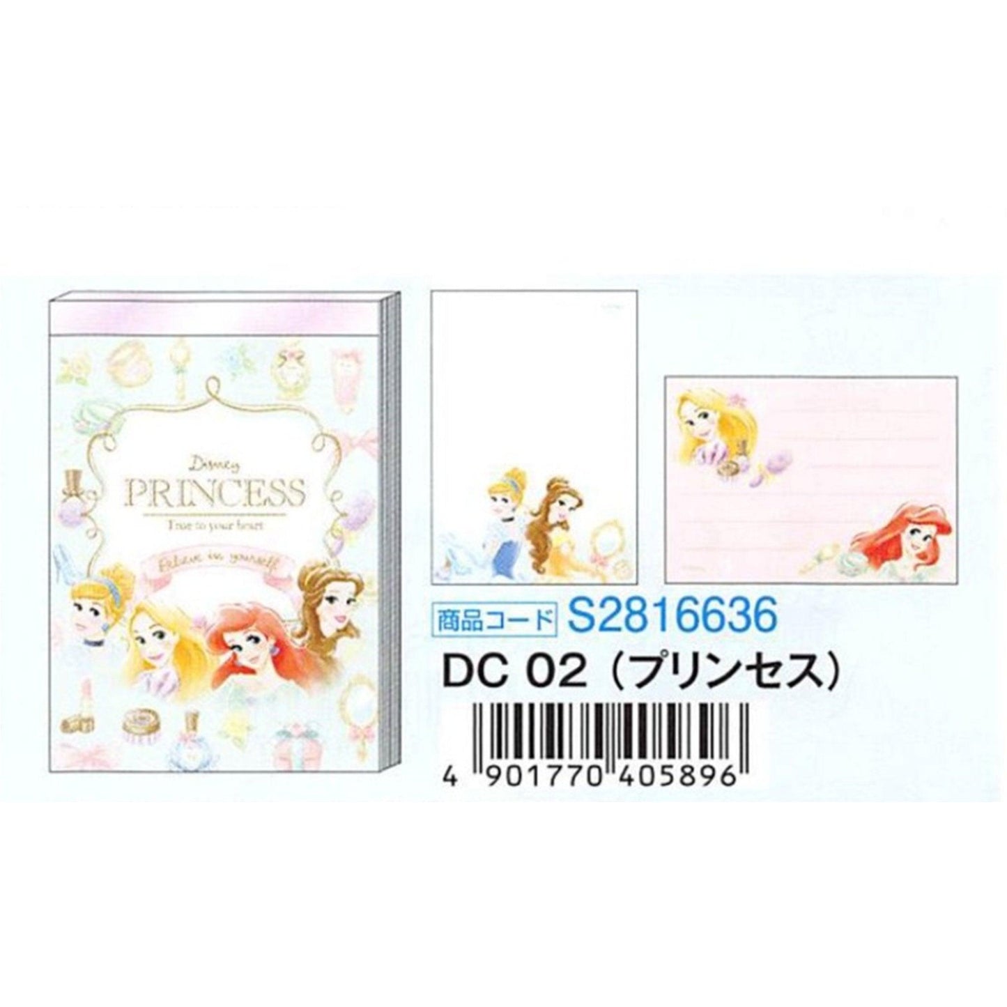 SUN-STAR Disney Princess Mickey Minnie Note Paper MEMO mini - CHL-STORE 
