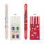 Sun-Star S46458 HI-TEC-C COLETO Sailor Moon Magical girl Rabbit Red Ivory 4 Color Pen Case - CHL-STORE 