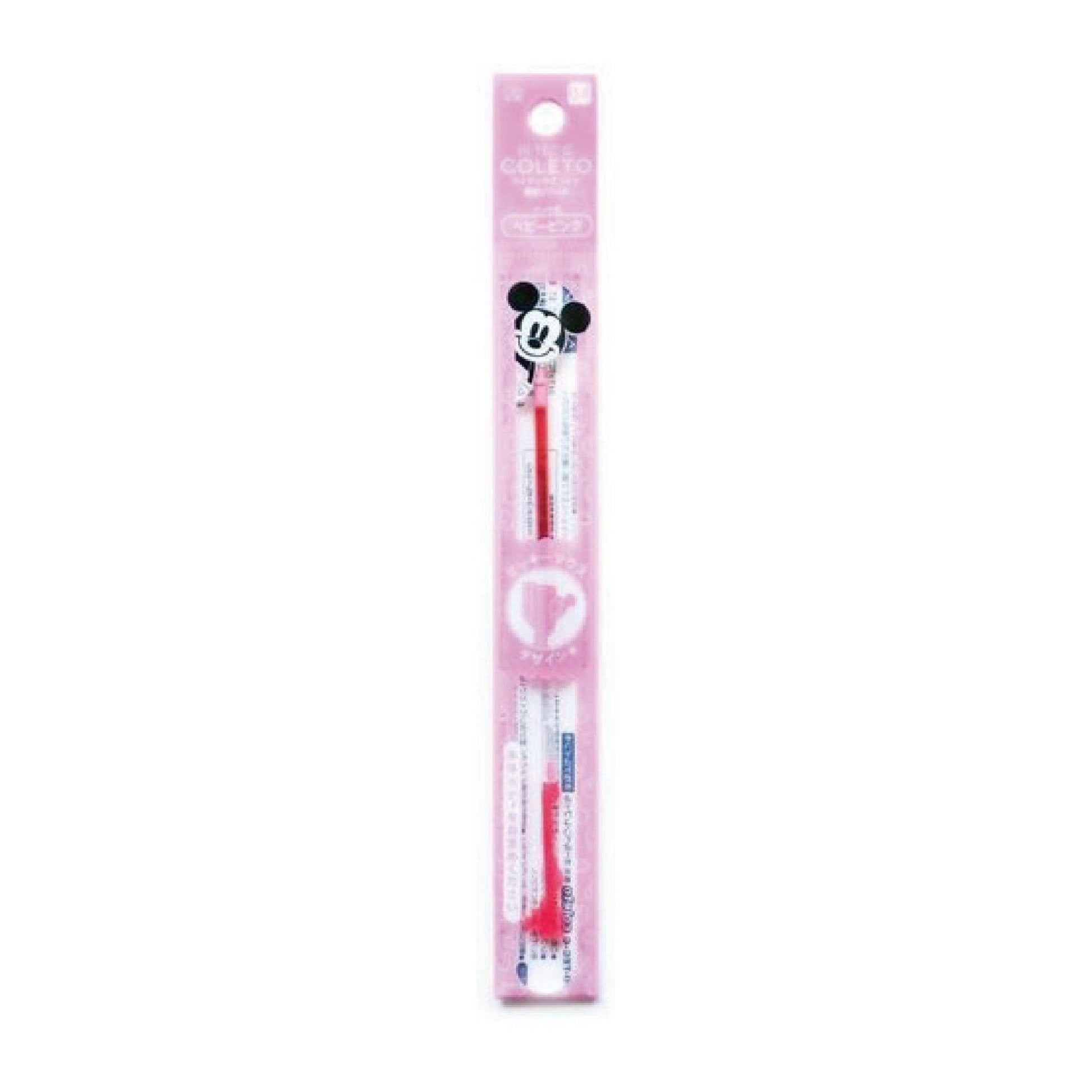 SUN-STAR S4648 HI-TEC-C COLETO Disney Mickey Minnie Four-color Pen Case Pen Body Pen Case Pen Tube Mickey Shape 0.4MM Refill - CHL-STORE 
