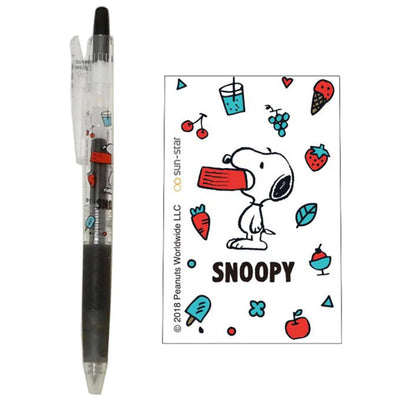 Sun-Star x PILOT Juice Snoopy 0.5mm Black ink Ballpoint Pen S4476883 - CHL-STORE 