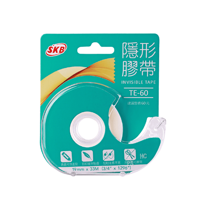 Tape adhesive plaster light transparent mini no trace invisible 19x33mm SKB TE-60 - CHL-STORE 