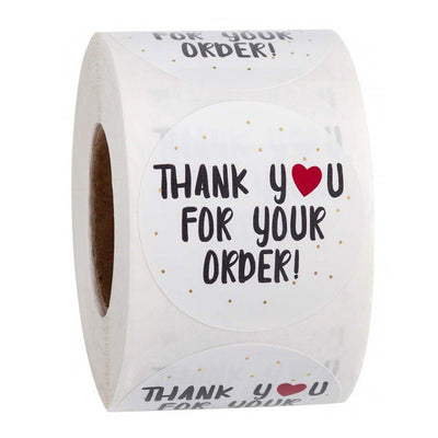 Thank you for ordering stickers 500 sheets 1" round roll NP-000029 - CHL-STORE 