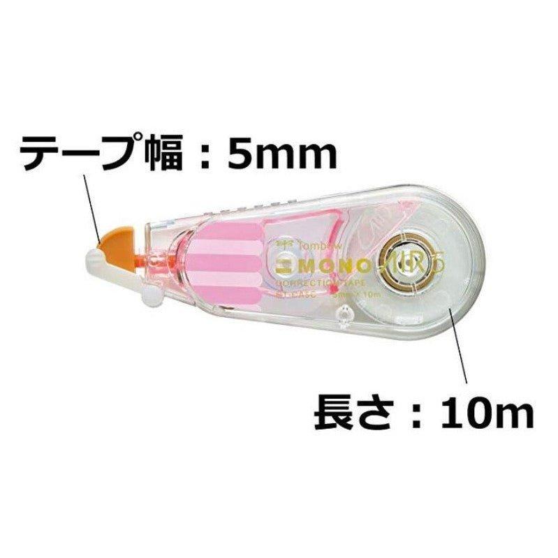 TOMBOW CT-CA5C85 Limited Stripe Cute Macaron Mono Air5 Correction tape Light Pink - CHL-STORE 