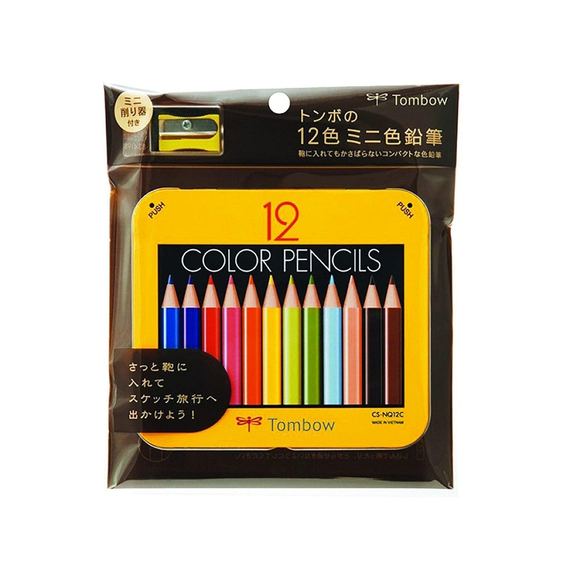 Tombow Iron Box Colored Pencils 12 Sets - Vibrant Colors, Portable. –  CHL-STORE