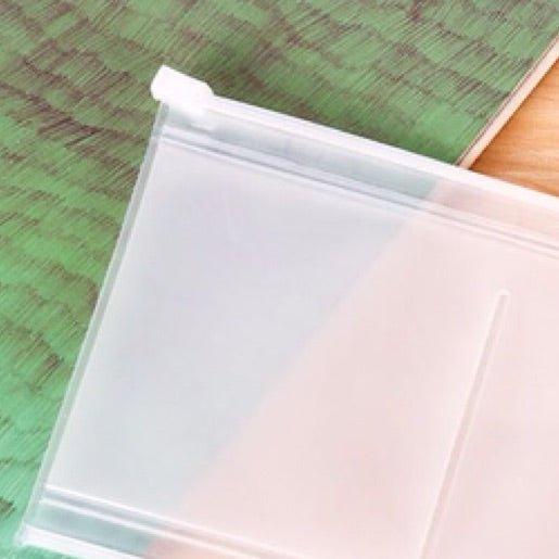 Transparent pencil case EVA zipper bag frosted minimalist style NP-020011 - CHL-STORE 