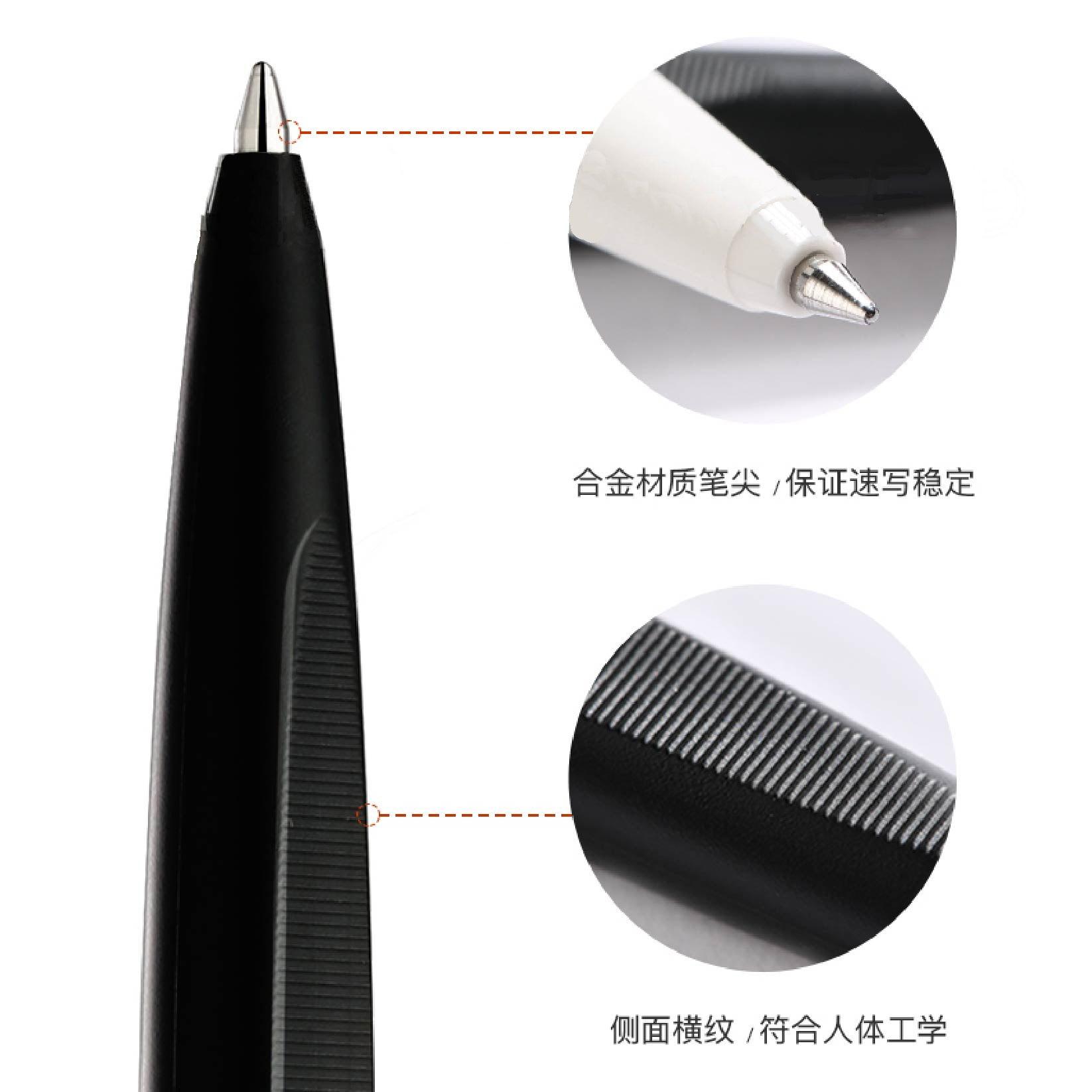 UNI BOXY100 BX100.24 Black Rod Black Ink Oil Pen 0.7mm S-7S Refill Black Refill S7S.24 - CHL-STORE 