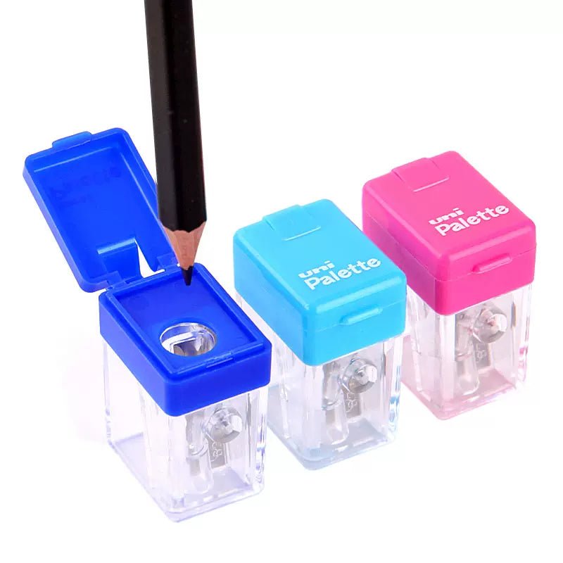 Uni DPS101PLT Mini Pencil Sharpener - Compact and Versatile Light Blue