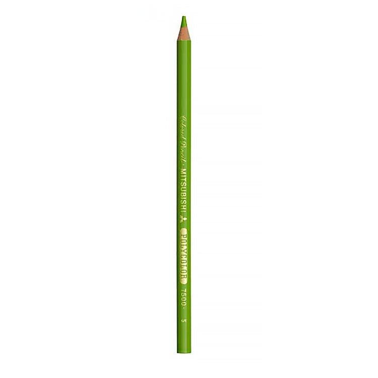 UNI K7500 Soft Sketch Design Basic Color Pencil Polycolor Yellow Green K7500.5 - CHL-STORE 