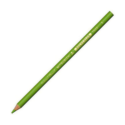 UNI K7500 Soft Sketch Design Basic Colored Pencils Polycolor Monochrome Yellow Green One dozen (12 pcs) - CHL-STORE 