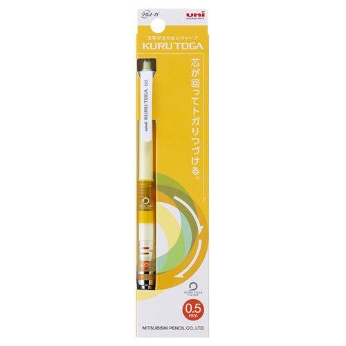 UNI KURU TOGA 0.3mm transparent pen holder glass color new packaging not  easy to break the core automatic pencil